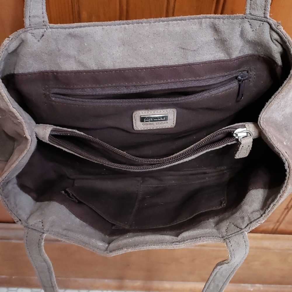 Ginger Michelle mushroom suede purse - Picture 4 of 4